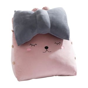 Cushion Decorative Pillow Cute Wedge Reading Backrest Washable Comfortable Back Lumbar Pad Chair Rest Support Cushions