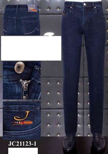 rindsleder-jeans großhandel-Billionaire Jeans Winter Dicke Rindsleder Männer Neue Mode Elastizität Baumwolle Stickerei Business Muster Reißverschluss Große Größe