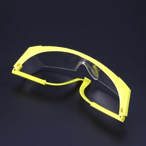 Zonnebril stks Oogbeschermende Bril Praktische Riding Eyewear Stof Windbewijs Goggles voor buiten buiten geel frame en witte lens