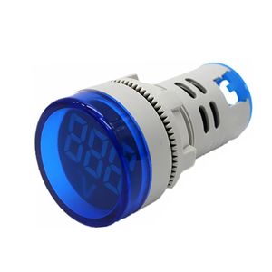 dijital volt sayaçları toptan satış-Gerilim Ölçerleri mm LED Dijital Ekran Ölçer Volt Metre Gösterge Sinyal Lambası Voltmetre Işıkları Test Combo Ölçüm Aralığı V