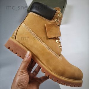 Wholesale black work shoes for women resale online - 2021 men boots designer mens womens frosting shoes top quality Ankle boot for cowboy classic yellow blue black hiking work