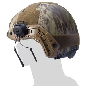 tactical helmet rails оптовых-Велосипедные шлемы Paintball Headset Holder Tactical Шлем адаптер набор армии Быстрая железнодорожная установка набор