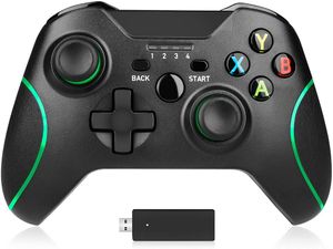 xbox one x joystick großhandel-Game Controller Joysticks Wireless Controller GHz mit Empfänger für Xbox One X S PS3 PC Win Remote Gamepad Joystick Dual Vibratio