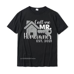 imóveis camiseta venda por atacado-Homens camisetas HOMEOwner Presente engraçado dos bens imobiliários para homens t shirt tops camisa de algodão estilo simples ajustado