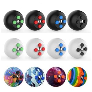 bola de rubik venda por atacado-Decompression Finger Brinquedo Jogo Lidar com Jogos de Cubo de Rubik Handles Ball Rainbow Balls Jigsaw para crianças e adultos brinquedos
