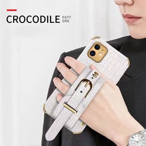 Holding Strap Personalization Custom Leather Mobile Phone Cases Cover For Oppo Reno Pro A55 A93 A8 A9 A35 A74 A54 F17Pro Realme C21 V13 V5 C15