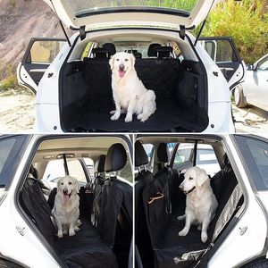 Wholesale dog car hammock back seat resale online - Car Seat Covers Dog Cover Rear Back Mat Hammock Cushion Protector With Zipper And Pockets View Mesh Waterproof Pet Carrier