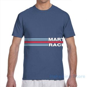 kızlar için çizgili gömlekler toptan satış-Erkek T Shirt Martini Yarış Yatay Şerit Erkekler T Shirt Kadın Tüm Üzeri Baskı Moda Kız T Gömlek Erkek Tops Tees Kısa Kollu Tişörtleri