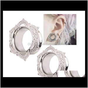 Wholesale silver plugs for sale - Group buy New Fashion Ear Plugs Mm Mm Gauges Rhombus Angles Body Jewelry Copper Gold Silver Ear Tunnel For Men Women Oxqn2 Cowx