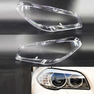 lampshade fitting großhandel-Auto Scheinwerfer PC transparenter Lampenschirm Linsenschale Kopflampen Dekorationsabdeckung für BMW F10 LCI F18