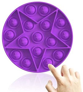 Clássico push pop bolha fidget sensory brinquedo para crianças autistas adulto em Promoção