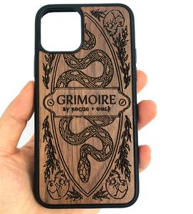 Wholesale personalized iphone cases resale online - Personalized Wood For Iphone Cases PRO MAX XR PLUS Eco friendly Wooden Bamboo Engraving Hard Back Shell Cover Anti skid