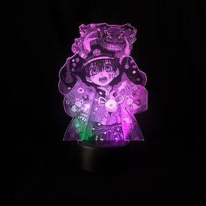 Galaxy Projector Night Light LED Anime Picture Lamp D Toilet bound Hanako kun Nightlight Atmosphere Room Decor Kids Friend Gift
