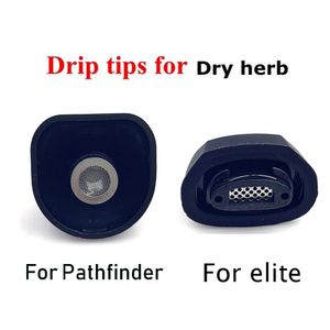 siyah damla ucu toptan satış-DRIP İpuçları Kuru Herb Ağızlık Siyah G Pro DGK Titan Pathfinder Elite Buharlaştırıcı Seti