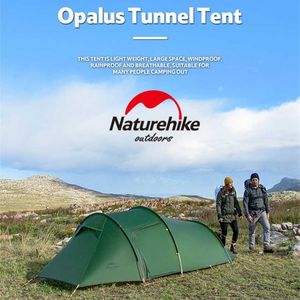 Opalus Tunnel Tent Outdoor Personen Camping D Siliconen T Polyester Stof NH17L001 L Gratis Footprint