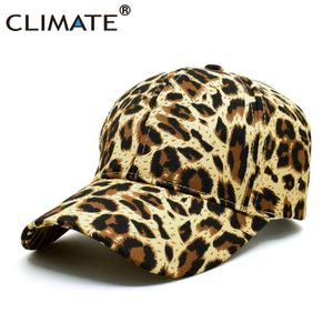 Klimat Mode Leopard Cap Hat Kvinnor Kvinna Nya Mode Kepsar Leopard Print Baseball Caps Sexig Hat Cap for Woman Girls Party Q0703