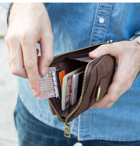 財布レトロレザー電話バッグケースiPhone X SE ポケットケース8 Proウエストベルト財布ジッパー肩