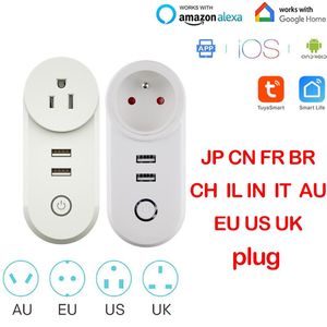 ingrosso spina per smartthings-Smart Power Plugs Società di controllo remoto wireless UK UK US French It JP Plug Table Outlet Outlet Interruttore Work with Smartthings
