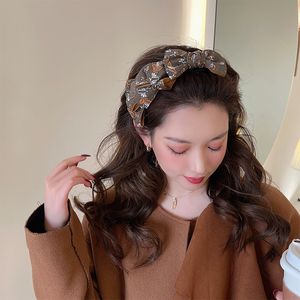 gelişmiş saç toptan satış-Kore Ins Yay Bandı kadın Fransız Gelişmiş Kafa Net Hongsen Serisi Saç Aksesuarları Yeni
