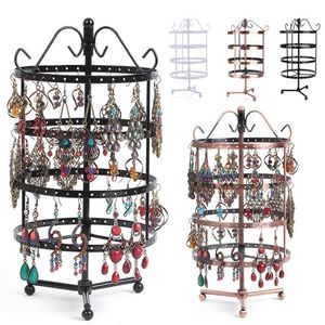 Krokar skenor örhänge hållare e våningen hål fest butik badrum smycken butik rack display stand metall sovrum familj