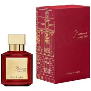 Groothandel Hoge Kwaliteit voor Mannen Baccarat Rouge 540 A La Rose OUD Zijde Wood Women Extrait Eau de Parfum 70 ml EDP Snelle levering