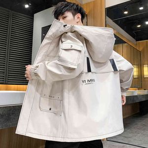 Wholesale low price coats resale online - Men s Jackets Spring Factory Low Price Trend Hooded Jacket Casual Streetwear Zipper Bomber Coat Oversize M XL Work Clothing