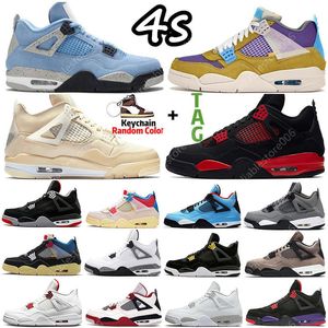 diy спорт оптовых-Sail University Blue s Mens Basketball Shoes Sneakers Fire Red Thunder Oreo DIY Bred Black Cat Shimmer Guava Ice What the White Cement women Sports Trainers US