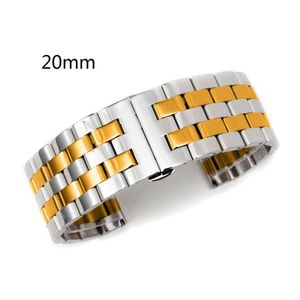 Watch Bands DICTAC Gold Solid Stainless Steel Strap mm Replacement Watchband For Men Women Wrist Support Drop
