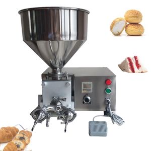 Groothandelsprijs Automatische Deluxe Churro Filler Vullen Chocolade Jam en Cream Gebruikt voor Brood Cake Bladerde Puff Filler Making Machine