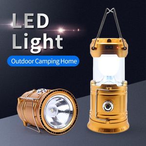 lanterne légère extérieure achat en gros de Lanternes portatives EXTÉRIEURES Éclairage de secours mobiles rechargeables de lumière LED ampoule Contrôle de la télécommande Charge solaire Nuit