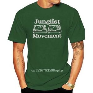 Mäns T shirts Junglist Rörelse T shirt Drum och Bass Human Traffic DNB Party Jungle Summer Tops Tees T Shirt Top Tee
