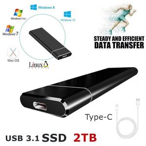 Wholesale solid hard drive for laptop resale online - External Hard Drives Mini M SSD TB TB TB GB Portable Mobile Drive USB Type C Solid State For Laptop