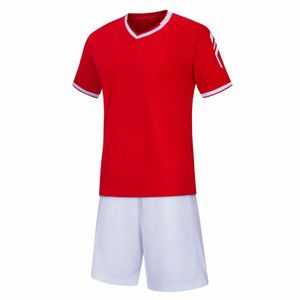 Wholesale red soccer sets resale online - 2021 red Soccer Sets primary and secondary school team football suit