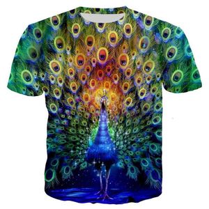 ingrosso camicia stampa albero-T shirt da uomo Fashions per le donne di Medusa Men Green Star Trip Tree Visionary Peacock T Shirt D Stampato T shirt Unisex Top No6