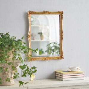 ev aynaları toptan satış-Aynalar Avrupa tarzı ayna lüks altın soyunma dikdörtgen vanity asılı estetik espejos decorativos ev dekor ei50jz
