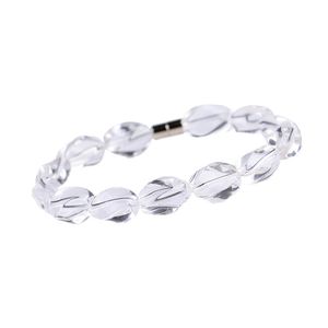 100 Natural Rock Jewelry For Women Lady Love Gift Men Clear Crystal Powerful Beads Fashion Bracelet AAAAA