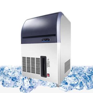elektrik buzlu çay makinesi toptan satış-Dondurma Yapma Makinesi kg H Yüksek Kalite Ticari Elektrikli Hilal Makinesi Süt Çay Dükkanı için Dikey Otomatik