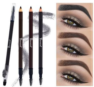 Teyason Eyes Makeup Perfect Brwi ołówek z ostrzarkami Eye Brow Tint Enhancers Pen Bursh kolory
