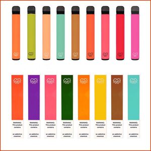 tek kullanımlık e vape kalemleri toptan satış-Puf Barları Artı Tek Kullanımlık Kiti Vape Puffs Kalem mAh Pil ml Pods Kartuşları Önceden doldurulmuş E CIGS Taşınabilir Buharlaştırıcı