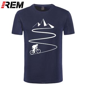 マウンテンバイクハートビート面白いバイカーTシャツプラスサイズカスタム半袖メンズ自転車サイクリングTシャツファッションファミリーコットン