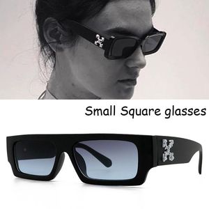Okulary przeciwsłoneczne Nowoczesne Małe Kwadratowe Kobiety Retro Punk Sun Glasses Men Lady Science UV400 Okulary