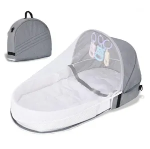 Wholesale kids beds cribs resale online - Baby Cribs Months Kid Bed For Born Protection Mosquito Net Portable Bassinet Foldable Breathable Infant Sleeping Basket
