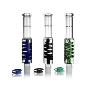Phoenix freezable coil glass ash catcher male standard joint glycerin coil top replacement part for glass smoking pipe bongs accessories inches