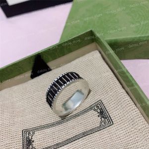 Mens Luxurys Designers Sieraden Designer Rings Engagements voor Vrouwen Love Ring Mannen Klassieke Skull Mode Ringen Sterling Zilveren Ornamenten