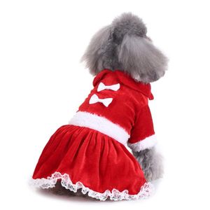 Dog Apparel Christmas Series Pet Clothes Costume Cute Cartoon For Small Cloth Butterfly Dress