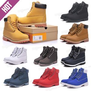 2021 Top quality timber boots designer men women black classic yellow land Ankle winter boot for cowboy blue pink tim branch icon hiking Sports Trainer Sneakers