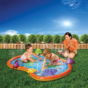 Wholesale children bath accessories resale online - Pool Accessories Underwater World Foldable Cooling Water Spray Pad Cushion Kids Cold Sprinkler Mat Children Bath Toys For Outdoor