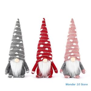peluş çerçeve toptan satış-Çerçeveleri Örme Kar Tanesi Şapka Noel Gnome Masaüstü Süsler Peluş Sevimli Elf Yumuşak Bebek Ev Masası Craftwork Yatak Odası Dekor Oturma Odası