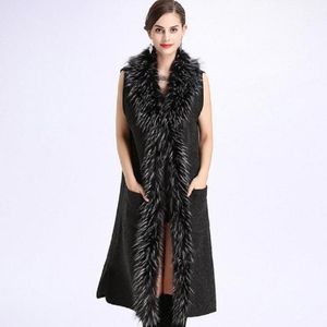 Wholesale long wool wrap coat for sale - Group buy Women s Fur Faux Winter Luxury Poncho Knit Coat Long Sleeve Plaid Knitted Warm Cardigan Shawl Cape Wool WJ1313