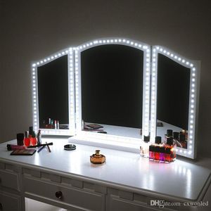 LED Makeup Lustro ft M leds Vanity Lustro Lights Light Light Kit Light Lustro do makijażu Zestaw z ściemniaczami i zasilaniem